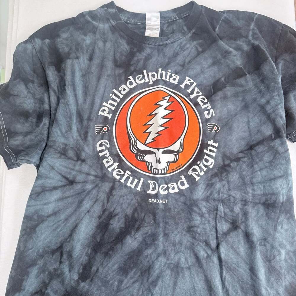 Colortone Philadelphia Flyers Grateful Dead Night T-Shirt Size XL